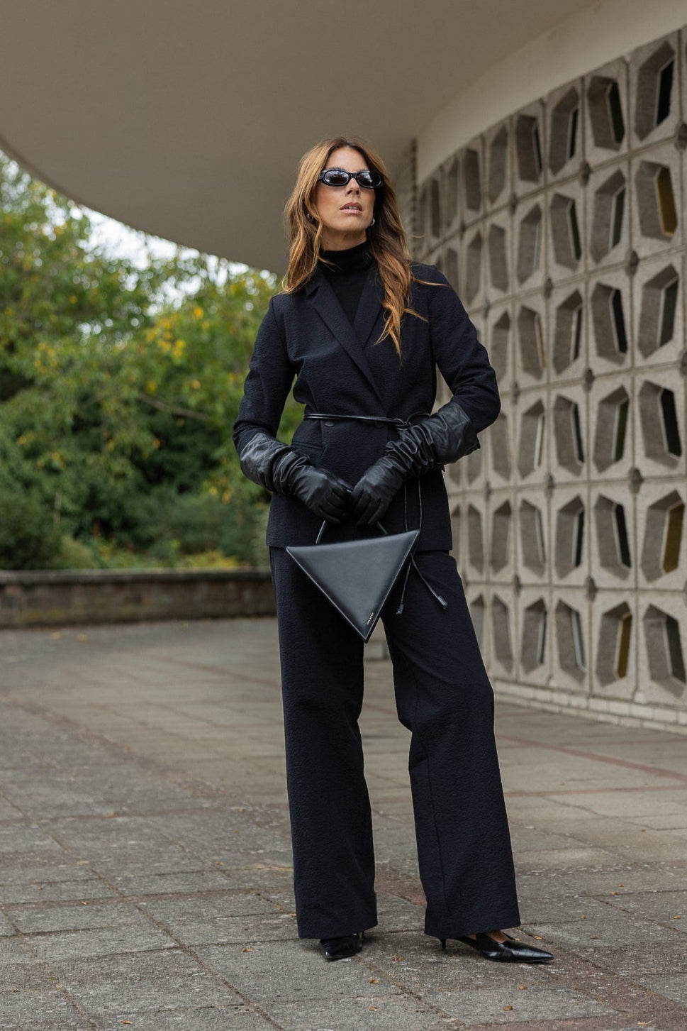 Han pants Black structure