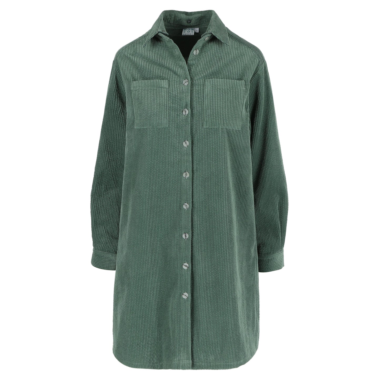 Pixie mini dress Muted green