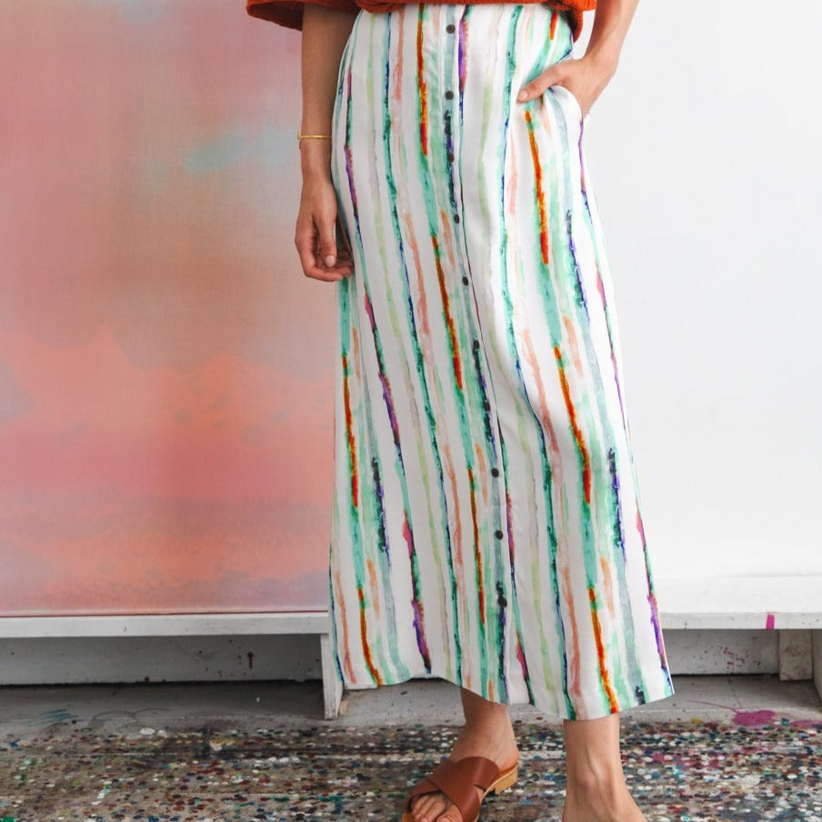 Sienna skirt Paint lines