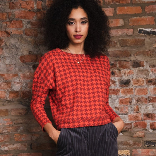 Pia pull Pied de poule (organic cotton)