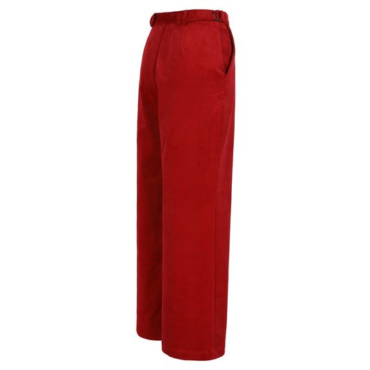 Gaia pants Corduroy red