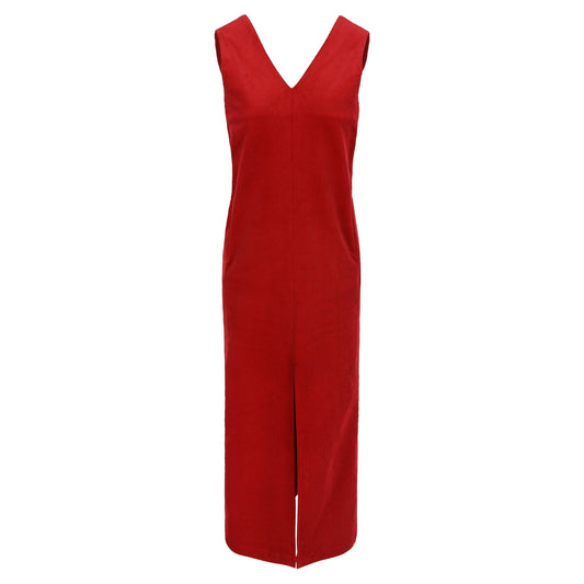Iggy dress Corduroy red