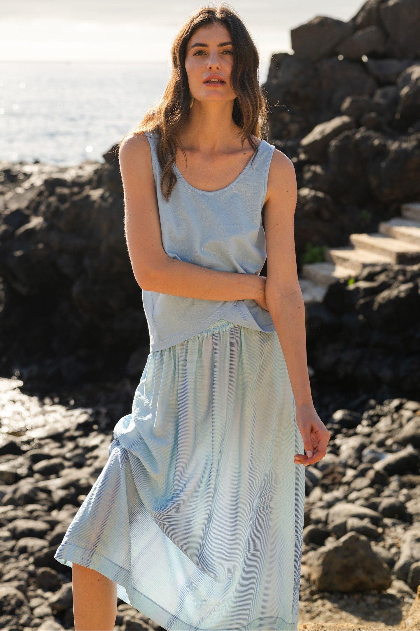 Coco skirt Sky print