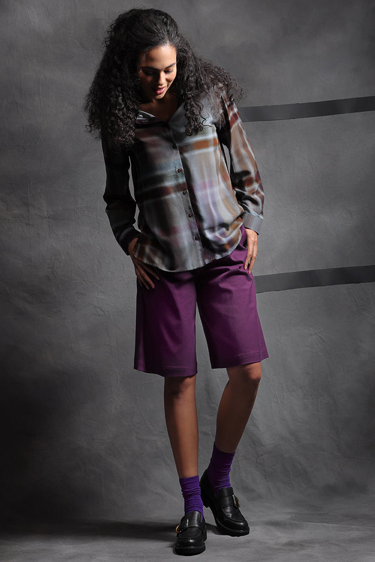 Sigi shorts Aubergine