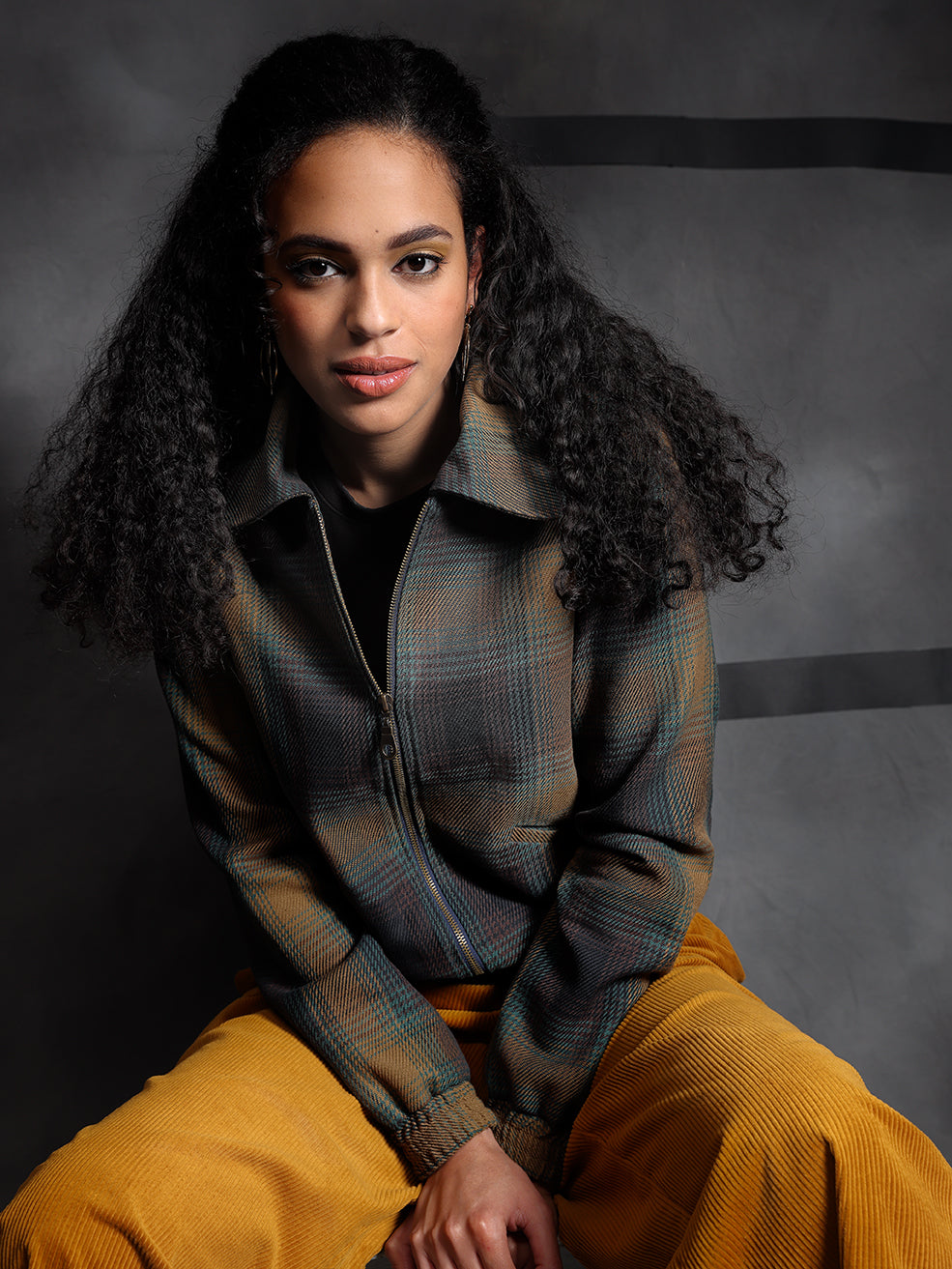 Pippa jacket Tartan