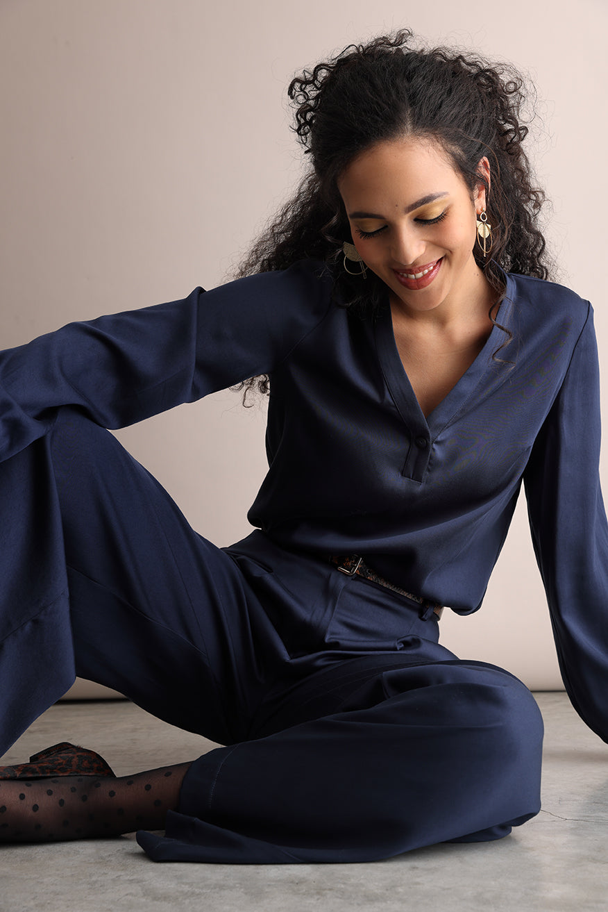 Desert blouse Ink blue