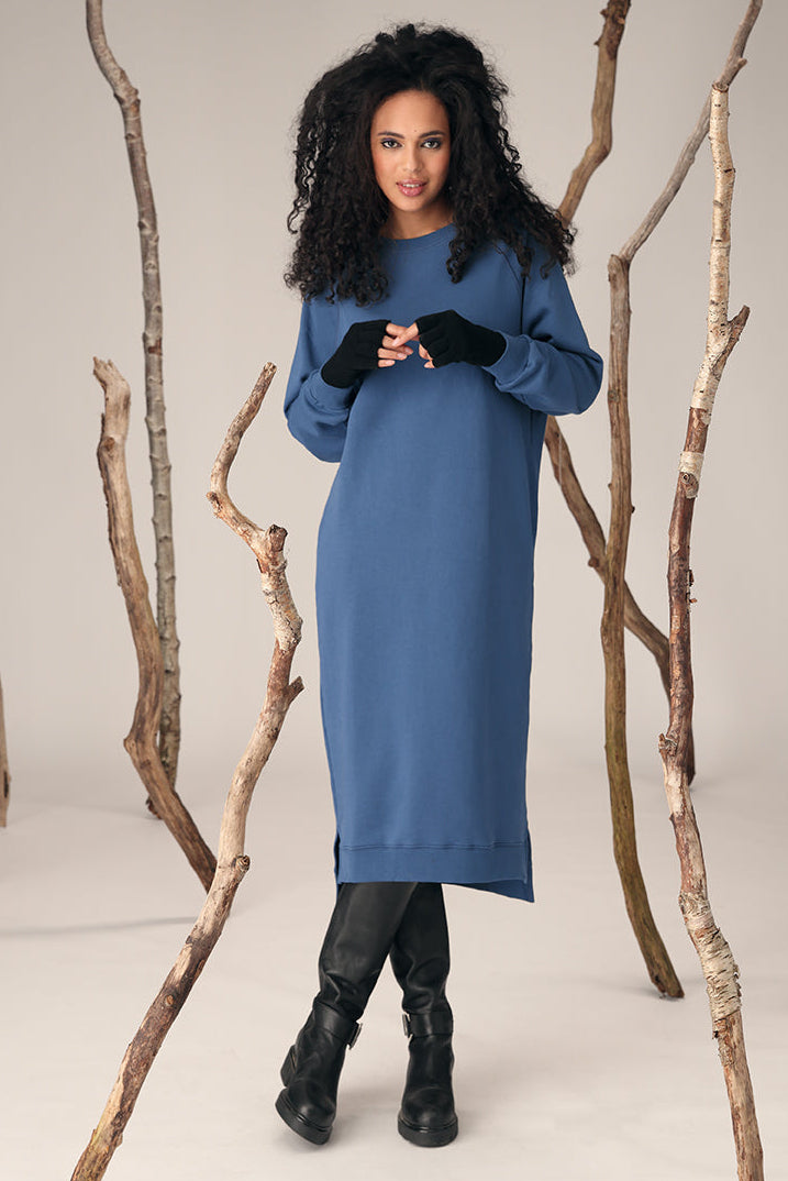 Sweater dress Ensign blue
