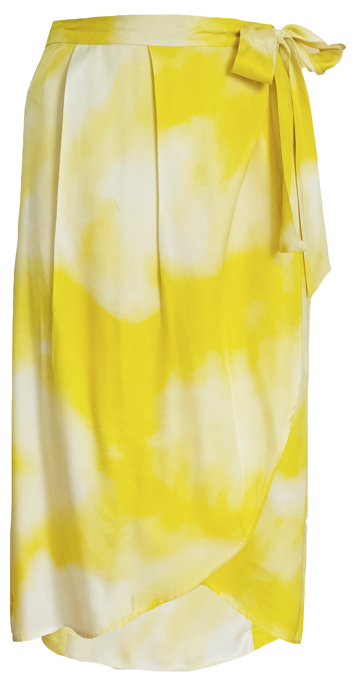 Wrap skirt Yellow splash