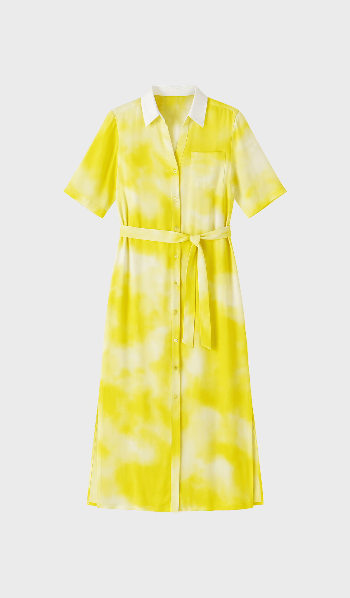 Saké dress Yellow splash