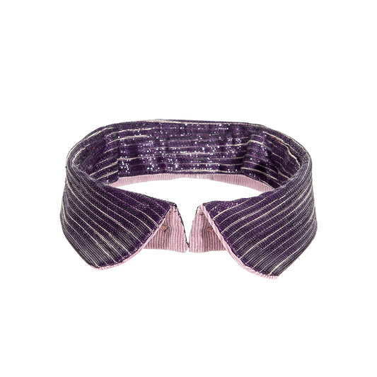 Peter Pan collar purple