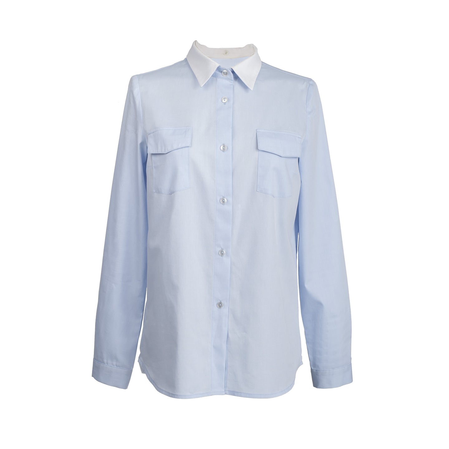 Casual blouse light blue