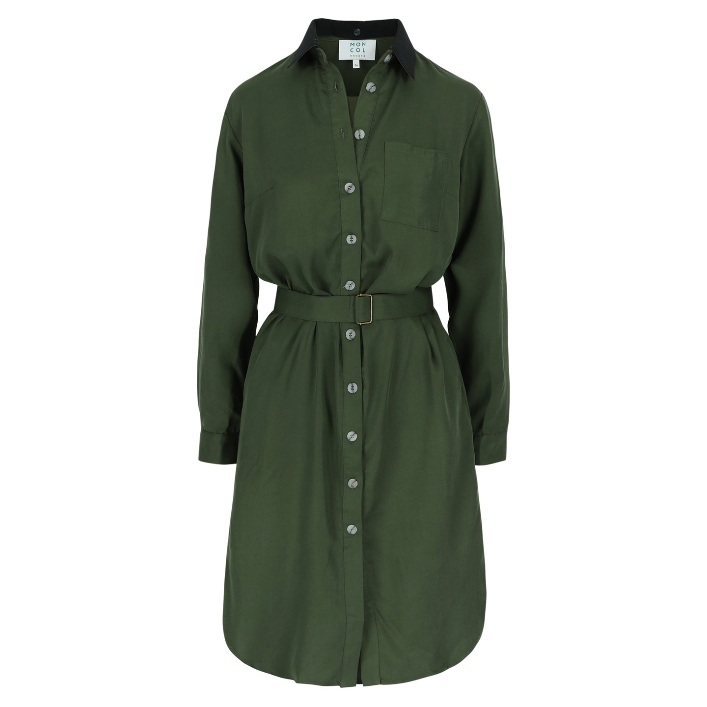 Eclipse Dress Khaki lyocell - Last size: 36