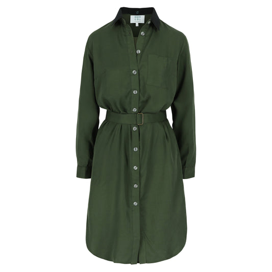 Eclipse Dress Khaki lyocell