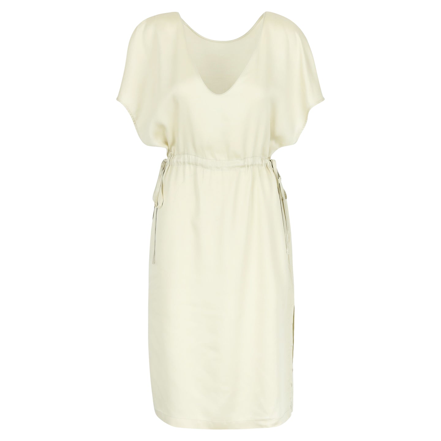 Twist dress cream