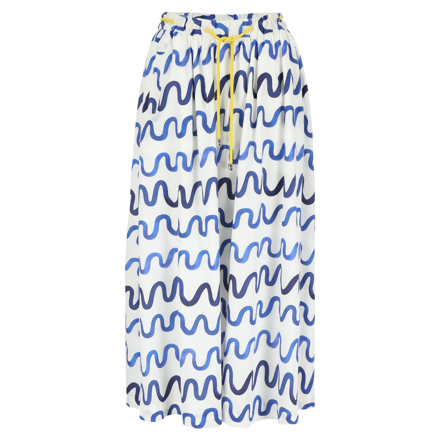 Sage midi skirt Waves Organic cotton - Last size: 36