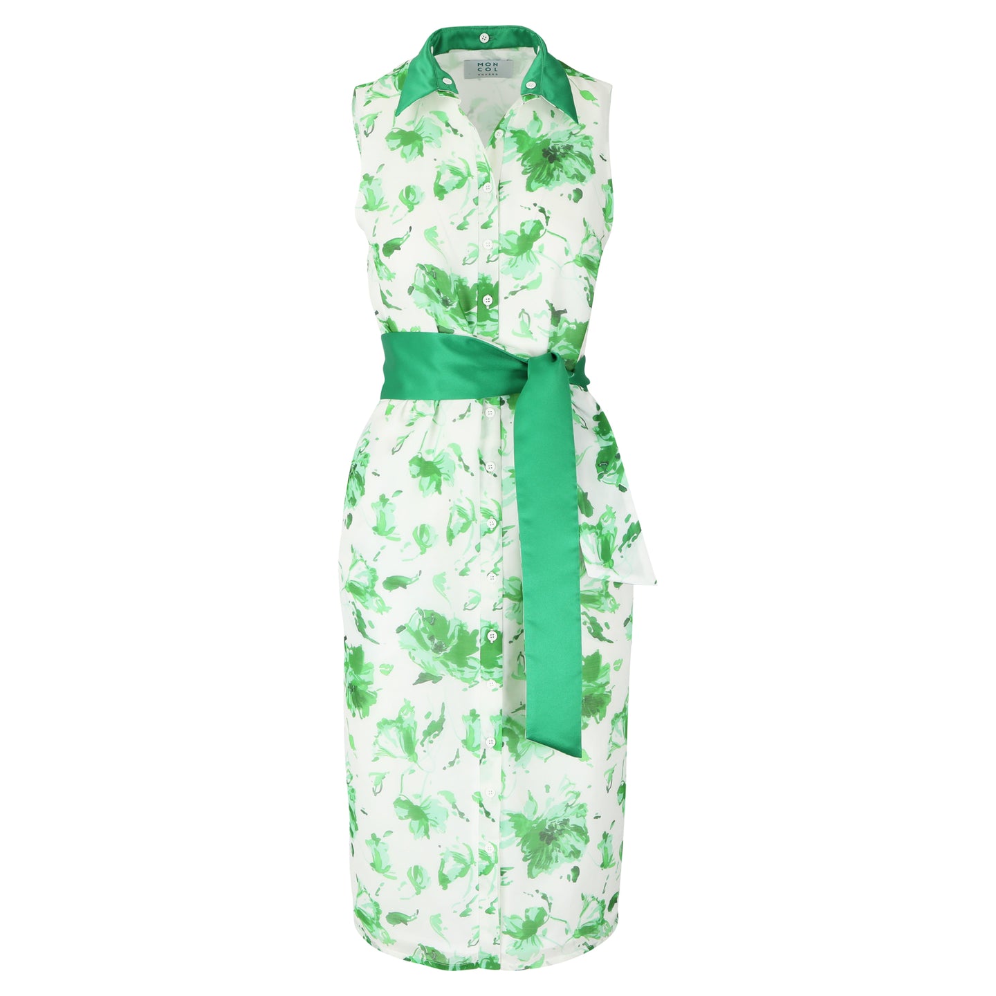 Venice dress green flower