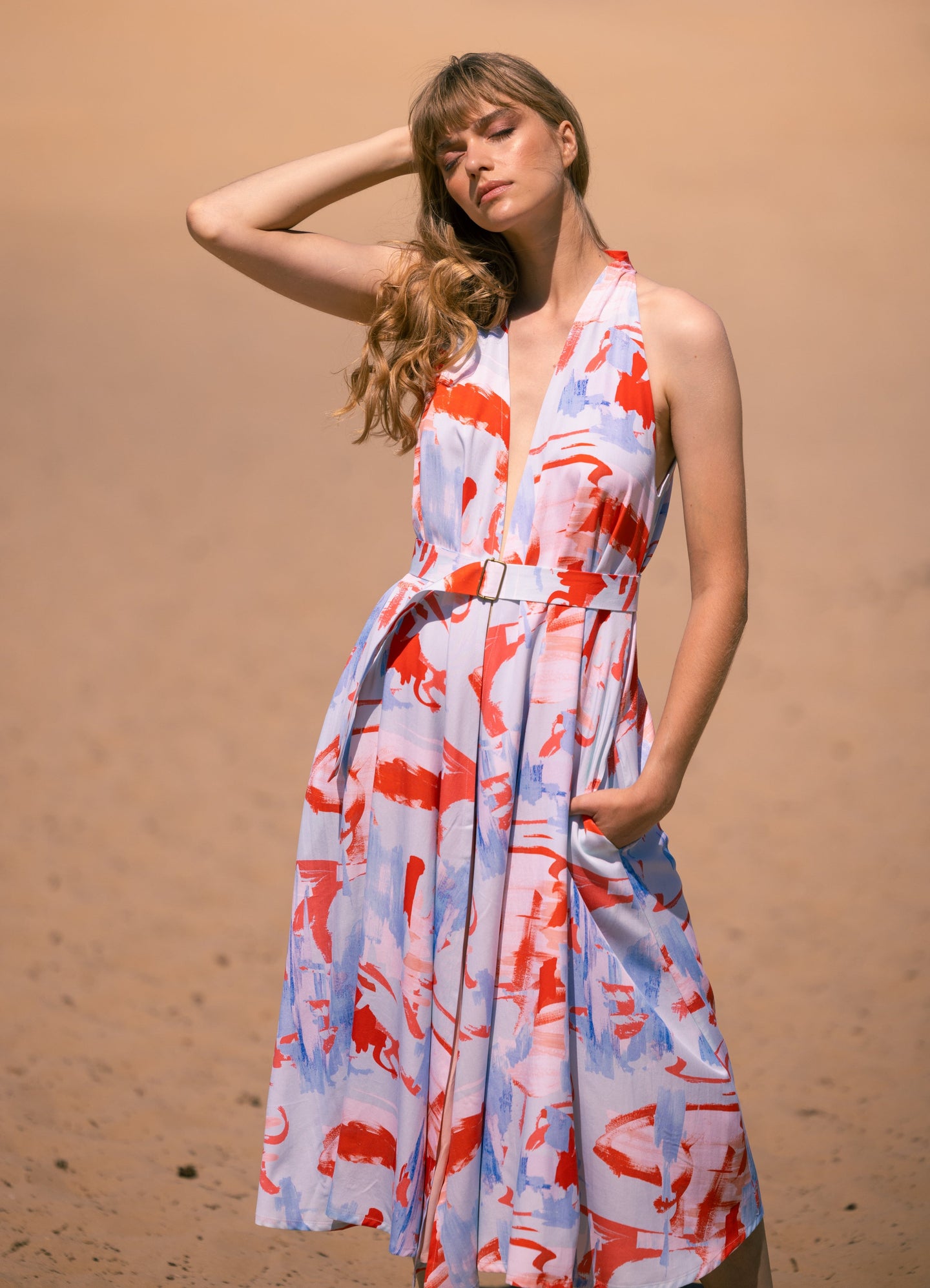Zenit dress Koi lyocell