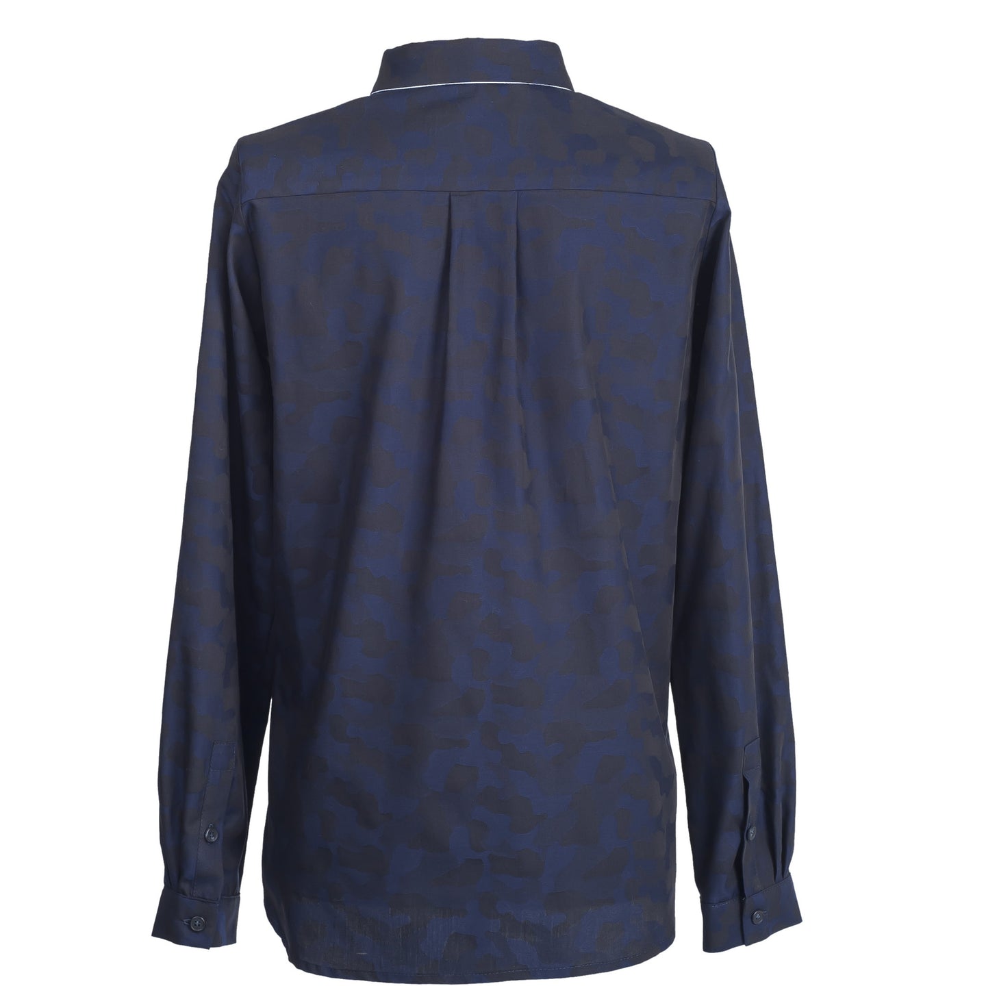 Casual blouse navy camouflage